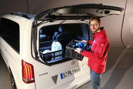 Mercedes V 250 Bluetec, Heckklappe
