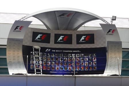 Podium - Formel 1 - GP China - Shanghai - 17. April 2014