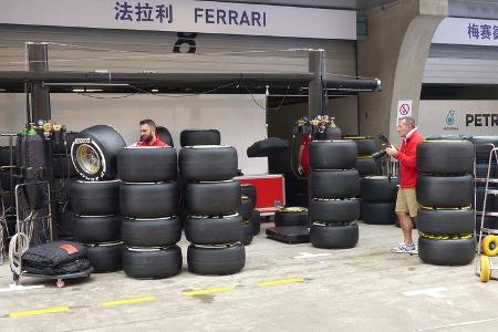 Pirelli-Reifen - Formel 1 - GP China - Shanghai - 17. April 2014