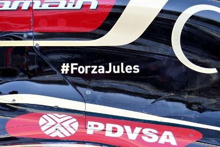 Lotus - Jules Bianchi-Tribute - GP Russland 2014