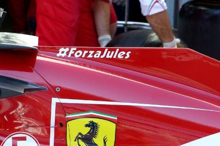 Ferrari - Jules Bianchi-Tribute - GP Russland 2014