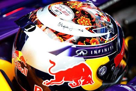 Sebastian Vettel - Jules Bianchi-Tribute - GP Russland 2014