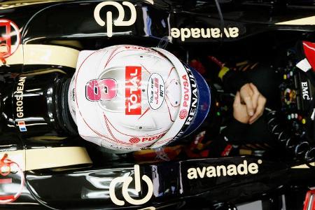 Romain Grosjean - Jules Bianchi-Tribute - GP Russland 2014
