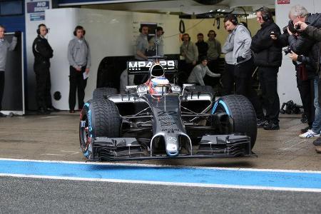 Jenson Button - McLaren - Formel 1 - Test - Jerez - 29. Januar 2014