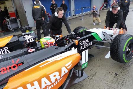 Sergio Perez - Force India - Formel 1 - Test - Jerez - 29. Januar 2014