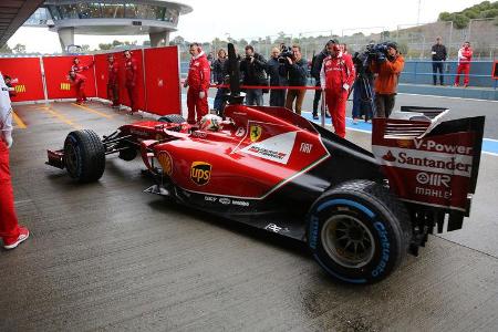 Kimi Räikkönen - Ferrari - Formel 1 - Test - Jerez - 29. Januar 2014