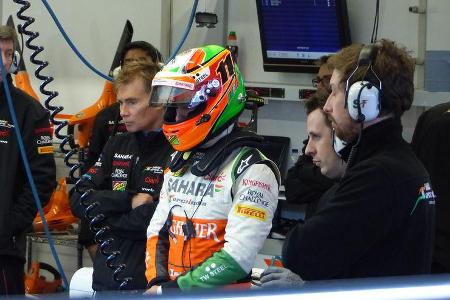 Sergio Perez - Force India - Formel 1 - Test - Jerez - 29. Januar 2014