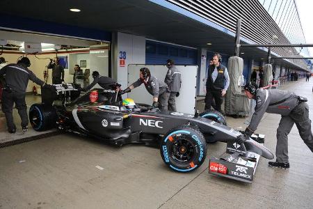 Esteban Gutierrez - Sauber - Formel 1 - Test - Jerez - 29. Januar 2014