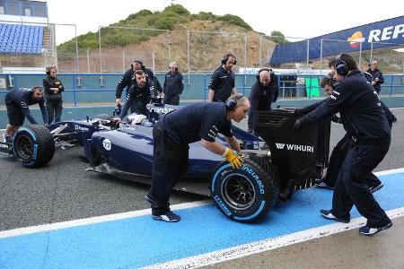 Valtteri Bottas - Williams - Formel 1 - Test - Jerez - 29. Januar 2014