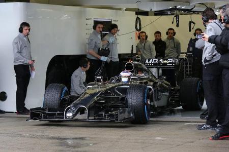 Jenson Button - McLaren - Formel 1 - Test - Jerez - 29. Januar 2014
