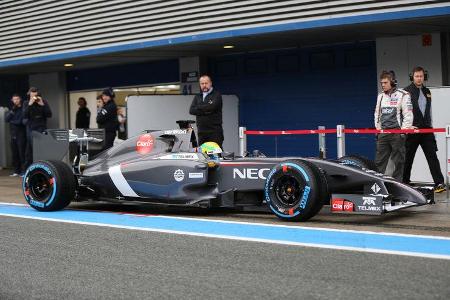 Esteban Gutierrez - Sauber - Formel 1 - Test - Jerez - 29. Januar 2014