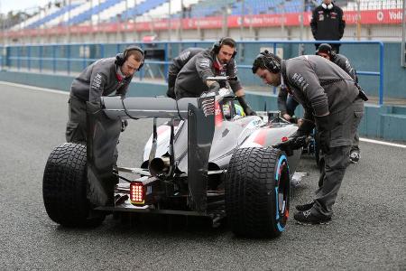 Esteban Gutierrez - Sauber - Formel 1 - Test - Jerez - 29. Januar 2014