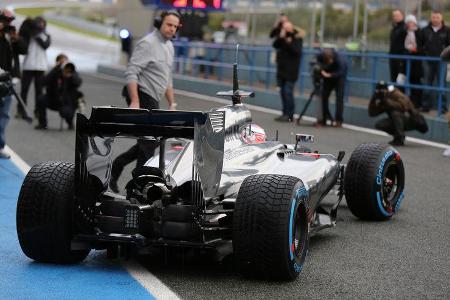 Jenson Button - McLaren - Formel 1 - Test - Jerez - 29. Januar 2014