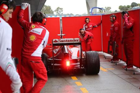 Kimi Räikkönen - Ferrari - Formel 1 - Test - Jerez - 29. Januar 2014