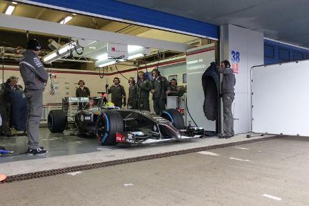 Esteban Gutierrez - Sauber - Formel 1 - Test - Jerez - 29. Januar 2014