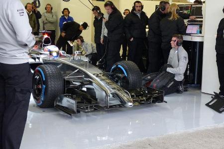 Jenson Button - McLaren - Formel 1 - Test - Jerez - 29. Januar 2014