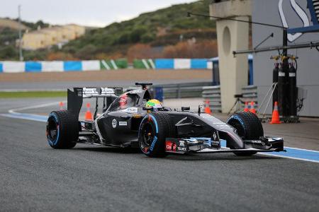 Esteban Gutierrez - Sauber - Formel 1 - Test - Jerez - 29. Januar 2014