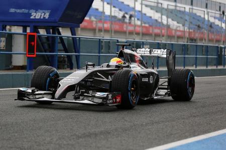 Esteban Gutierrez - Sauber - Formel 1 - Test - Jerez - 29. Januar 2014