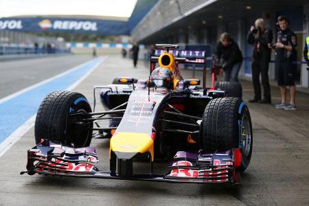 Sebastian Vettel - Red Bull - Formel 1 - Test - Jerez - 29. Januar 2014
