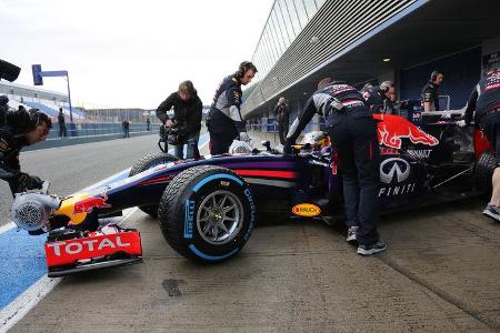 Sebastian Vettel - Red Bull - Formel 1 - Test - Jerez - 29. Januar 2014