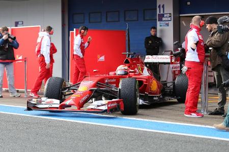 Kimi Räikkönen - Ferrari - Formel 1 - Test - Jerez - 29. Januar 2014
