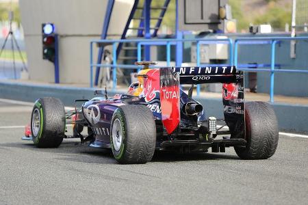 Sebastian Vettel - Red Bull - Formel 1 - Test - Jerez - 29. Januar 2014