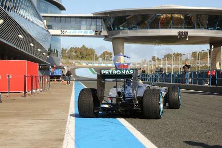 Nico Rosberg - Mercedes - Formel 1 - Test - Jerez - 29. Januar 2014