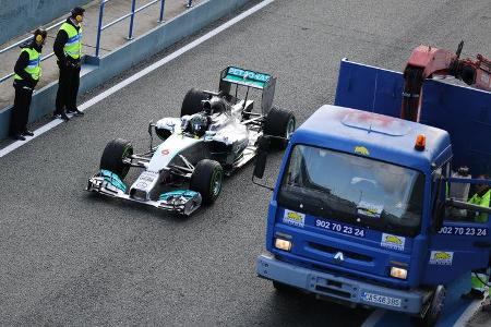 Nico Rosberg - Mercedes - Formel 1 - Test - Jerez - 29. Januar 2014