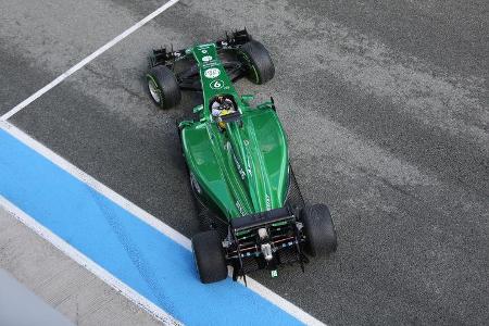 Marcus Ericsson - Caterham - Jerez - Formel 1 - Test - 29. Januar 2014