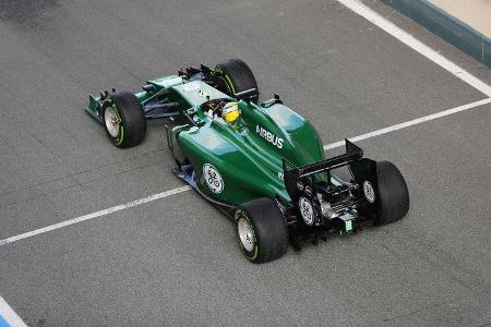 Marcus Ericsson - Caterham - Jerez - Formel 1 - Test - 29. Januar 2014