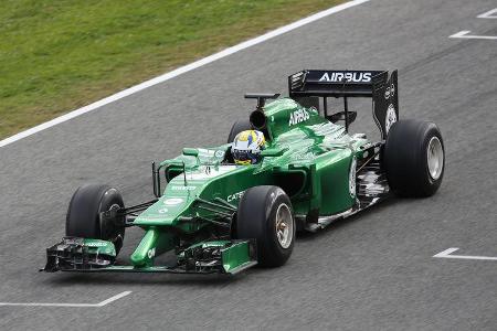 Marcus Ericsson - Caterham - Jerez - Formel 1 - Test - 29. Januar 2014