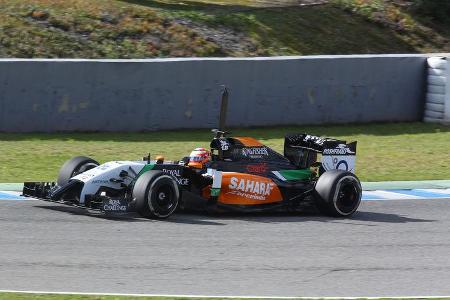 Sergio Perez - Force India - Jerez - Formel 1 - Test - 29. Januar 2014