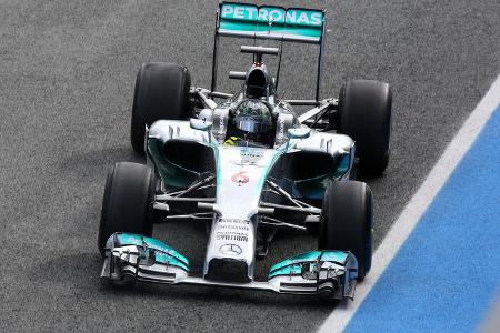 Nico Rosberg - Mercedes - Jerez - Formel 1 - Test - 29. Januar 2014