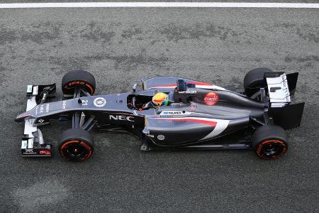 Esteban Gutierrez - Sauber - Jerez - Formel 1 - Test - 29. Januar 2014