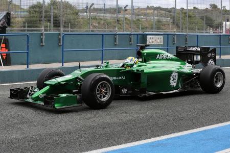 Marcus Ericsson - Caterham - Formel 1 - Test - Jerez - 29. Januar 2014