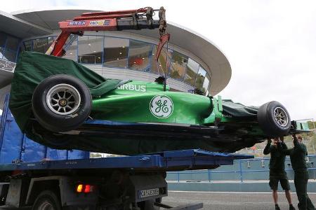 Marcus Ericsson - Caterham - Formel 1 - Test - Jerez - 29. Januar 2014