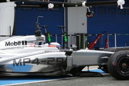 Jenson Button - McLaren - Formel 1 - Test - Jerez - 29. Januar 2014