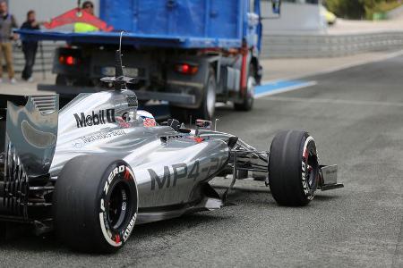 Jenson Button - McLaren - Formel 1 - Test - Jerez - 29. Januar 2014