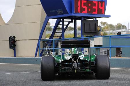 Marcus Ericsson - Caterham - Formel 1 - Test - Jerez - 29. Januar 2014