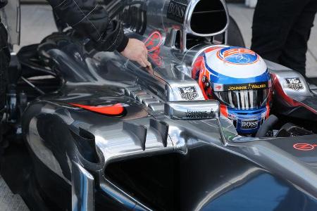 Jenson Button - McLaren - Formel 1 - Jerez - Test - 29. Januar 2014