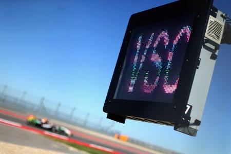 Virtual Safety Car - Formel 1 - GP USA - 31. Oktober 2014