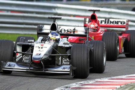 Hakkinen Schumacher GP Belgien 2000