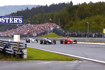 Hakkinen Schumacher GP Belgien 2000