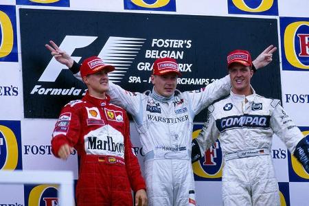 Hakkinen Schumacher GP Belgien 2000