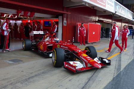 Kimi Räikkönen - Ferrari - Formel 1-Test - Barcelona - 19. Februar 2015