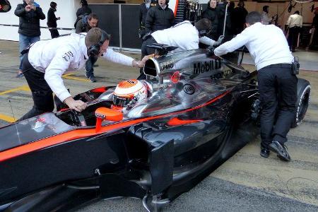 Jenson Button - McLaren - Formel 1-Test - Barcelona - 19. Februar 2015