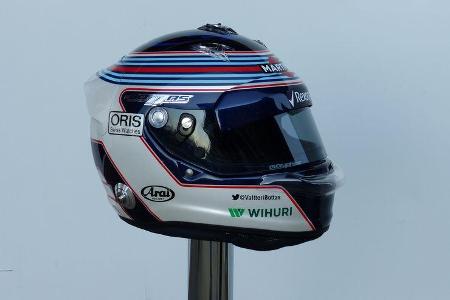 Valtteri Bottas Helm - Formel 1-Test - Barcelona - 19. Februar 2015