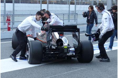 Jenson Button - McLaren - Formel 1-Test - Barcelona - 19. Februar 2015