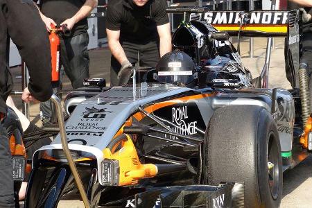 Sergio Perez - Force India - Formel 1-Test - Barcelona - 19. Februar 2015
