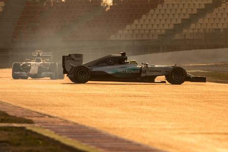Pascal Wehrlein - Mercedes - Formel 1-Test - Barcelona - 19. Februar 2015